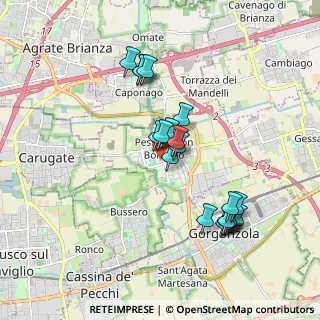 Mappa Via Cesare Pavese, 20060 Pessano Con Bornago MI, Italia (1.7265)