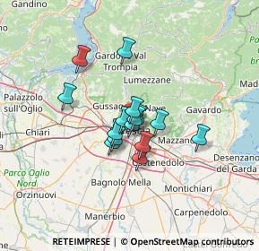Mappa Via Fiume, 25126 Brescia BS, Italia (8.34333)