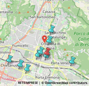 Mappa Via Monte Suello, 25128 Brescia BS, Italia (2.19182)