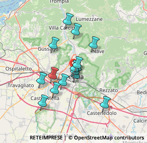 Mappa Via Monte Suello, 25128 Brescia BS, Italia (5.67357)