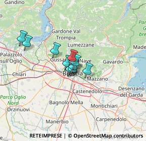 Mappa Via Monte Suello, 25128 Brescia BS, Italia (7.29818)