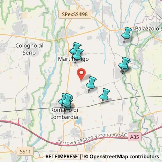 Mappa Strada Provinciale, 24057 Martinengo BG, Italia (3.43583)