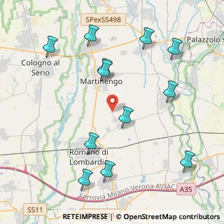 Mappa Strada Provinciale, 24057 Martinengo BG, Italia (4.72667)