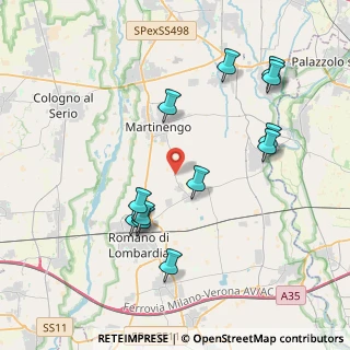 Mappa Strada Provinciale, 24057 Martinengo BG, Italia (4.095)