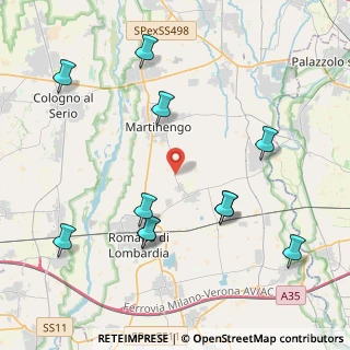 Mappa Strada Provinciale, 24057 Martinengo BG, Italia (4.64909)