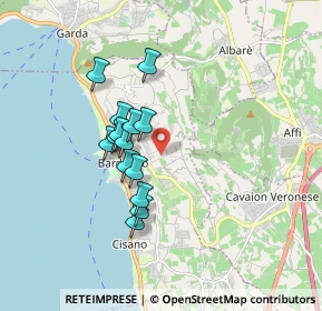 Mappa Strada Giare, 37011 Bardolino VR, Italia (1.37214)