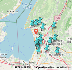 Mappa Strada Giare, 37011 Bardolino VR, Italia (5.97867)