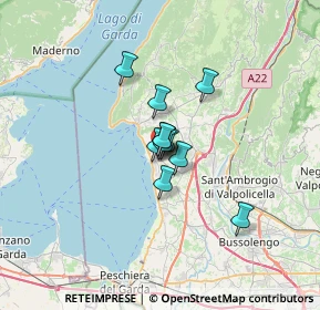 Mappa Strada Giare, 37011 Bardolino VR, Italia (3.48545)