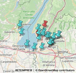 Mappa Str. delle Giare, 37011 Bardolino VR, Italia (10.1035)