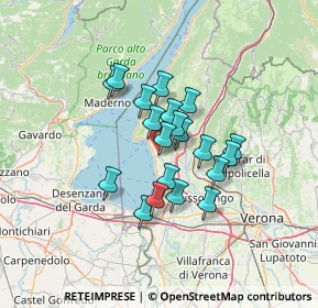 Mappa Str. delle Giare, 37011 Bardolino VR, Italia (9.679)