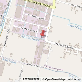 Mappa Via Mario Visentin, 14, 35012 Camposampiero, Padova (Veneto)