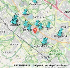 Mappa Via Giovanni Xxiii, 20014 Nerviano MI, Italia (2.07222)