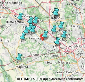 Mappa Via Giovanni Xxiii, 20014 Nerviano MI, Italia (6.94333)