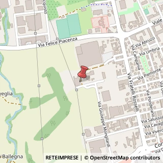 Mappa Strada di Ponente, 18B, 13900 Biella, Biella (Piemonte)