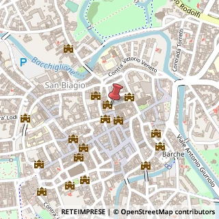 Mappa Piazzetta Santo Stefano, 1, 36100 Vicenza, Vicenza (Veneto)