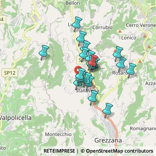 Mappa Via Casetta Di Alcenago, 37023 Grezzana VR, Italia (1.3475)