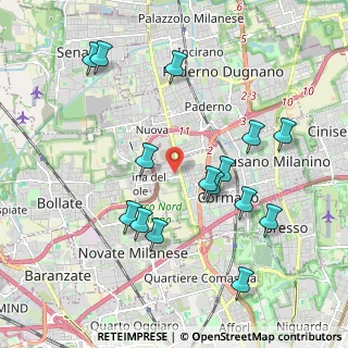 Mappa Via Vittorio Figini, 20032 Cormano MI, Italia (2.07933)