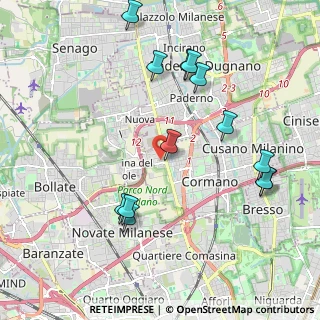 Mappa Via Vittorio Figini, 20032 Cormano MI, Italia (2.20077)