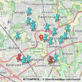 Mappa Via Vittorio Figini, 20032 Cormano MI, Italia (2.16737)