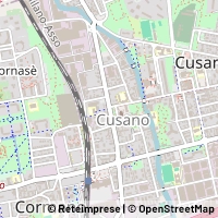 Kaart Cusano Milanino