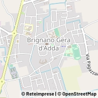 지도 Brignano Gera d'Adda