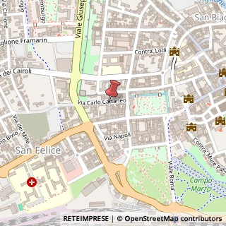 Mappa Via Carlo Cattaneo, 17, 36100 Vicenza, Vicenza (Veneto)
