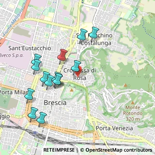 Mappa Via Antonio Frigerio, 25128 Brescia BS, Italia (1.01929)