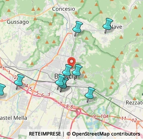 Mappa Via Antonio Frigerio, 25128 Brescia BS, Italia (4.28818)