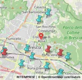 Mappa Via Antonio Frigerio, 25128 Brescia BS, Italia (2.84)