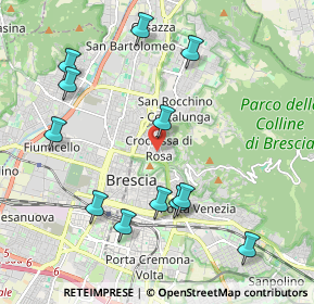 Mappa Via Antonio Frigerio, 25128 Brescia BS, Italia (2.225)