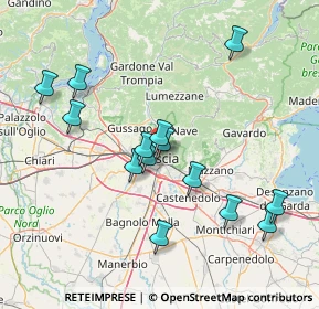 Mappa Via Antonio Frigerio, 25128 Brescia BS, Italia (14.76929)