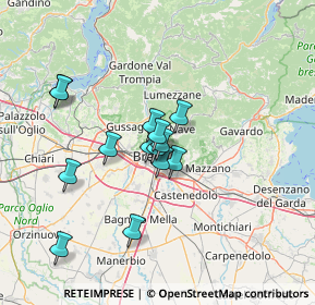 Mappa Via Antonio Frigerio, 25128 Brescia BS, Italia (10.835)