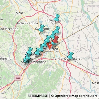 Mappa Contrà Piazza del Castello, 36100 Vicenza VI, Italia (5.83588)