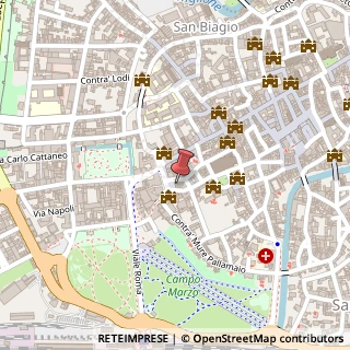 Mappa Piazza Castello, 12, 36100 Vicenza, Vicenza (Veneto)