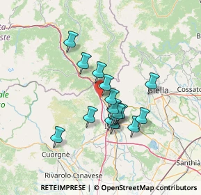Mappa Via Gerbioni, 10010 Tavagnasco TO, Italia (10.77)