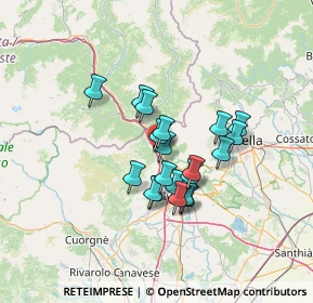Mappa Via Gerbioni, 10010 Tavagnasco TO, Italia (9.986)