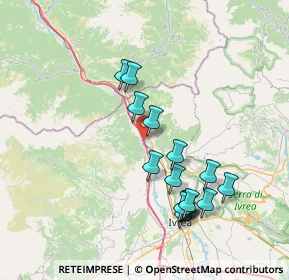 Mappa Via Gerbioni, 10010 Tavagnasco TO, Italia (7.33125)