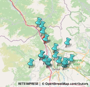 Mappa Via Gerbioni, 10010 Tavagnasco TO, Italia (7.27333)