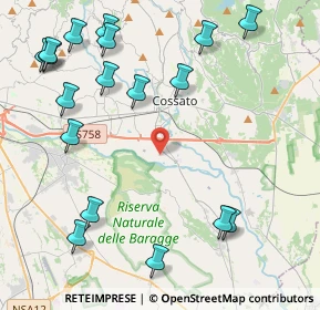 Mappa Vicolo Robino, 13836 Cossato BI, Italia (5.40444)