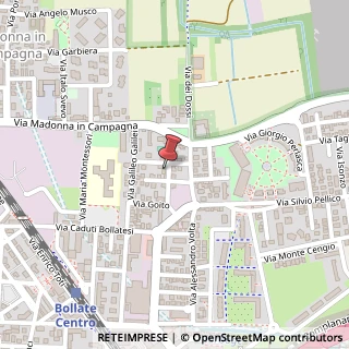 Mappa Via Monte Cervino, 13, 20021 Bollate, Milano (Lombardia)