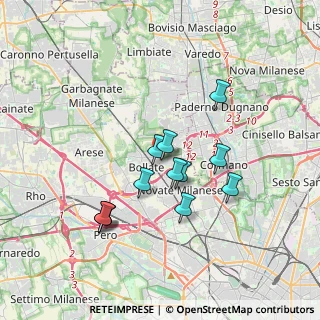 Mappa Via Giovanni Boccaccio, 20021 Bollate MI, Italia (3.06167)