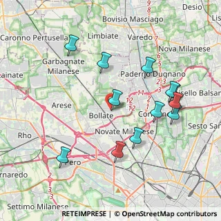 Mappa Via Giovanni Boccaccio, 20021 Bollate MI, Italia (3.9875)
