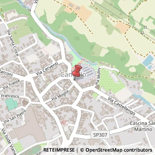 Mappa Piazza Castello, 32, 13878 Candelo, Biella (Piemonte)