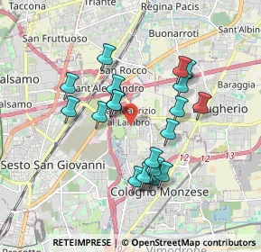 Mappa Via Ciro Menotti, 20093 Cologno Monzese MI, Italia (1.618)