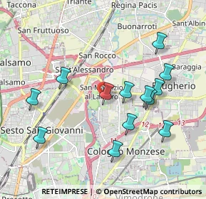 Mappa Via Ciro Menotti, 20093 Cologno Monzese MI, Italia (1.95)