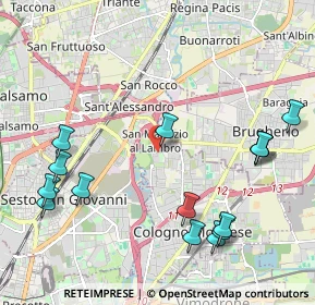 Mappa Via Ciro Menotti, 20093 Cologno Monzese MI, Italia (2.498)