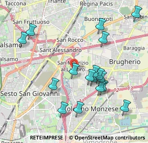 Mappa Via Ciro Menotti, 20093 Cologno Monzese MI, Italia (2.03647)