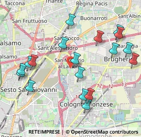 Mappa Via Ciro Menotti, 20093 Cologno Monzese MI, Italia (2.24944)