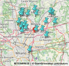 Mappa Via Ciro Menotti, 20093 Cologno Monzese MI, Italia (7.3225)