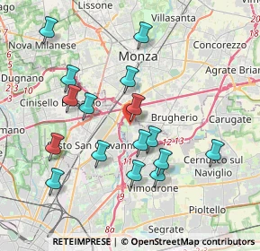 Mappa Via Ciro Menotti, 20093 Cologno Monzese MI, Italia (3.7575)